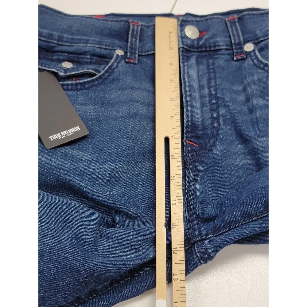True Religion Mens Geno Relaxed Slim Fit Straight Leg Flap Pocket Size 34/30 New